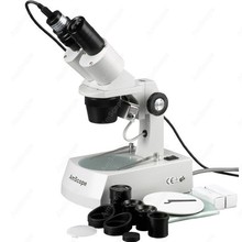 Microscopio estéreo, suministros de AmScope 10X-20X-30X-60X, microscopio estéreo con cámara USB 2024 - compra barato