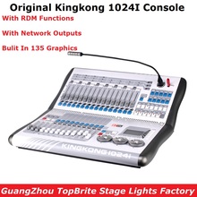 Kingkong KK-1024i-controlador DMX profesional, 1024 canales DMX integrados, 135 gráficos, iluminación de escenario, DMX512, equipos de consola 2024 - compra barato