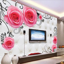 Beibehang-papel tapiz personalizado 3d, magnolia estereoscópica, flores de ratán, papel de pared de fondo de TV, murales para sala de estar y dormitorio 2024 - compra barato