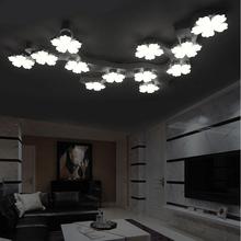 Iluminación de techo de personalidad creativa, accesorios de sala de estar minimalistas posmodernos, lámparas de dormitorio, luces de techo LED de ciruela para pasillo 2024 - compra barato