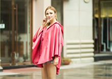 Fashion Women Lightweight Breathable Poncho Ladies Waterproof Long Raincoat Adults Outdoor Hiking  Cloak Rainwear 2024 - buy cheap