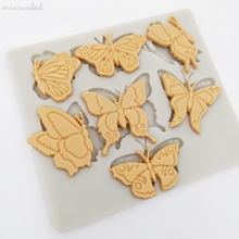 Силиконовая форма для выпечки minsunbak Butterfly Fondant, форма для свадебного торта, инструменты для выпечки 2024 - купить недорого
