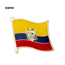Pin de bandera de Perú, pin de solapa, insignia, broche, iconos, 1 unidad, KS-0055 2024 - compra barato