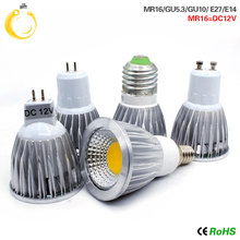 COB led spotlight 9W 12W 15W led lamp GU10/GU5.3/E27/E14 85-265V MR16 12V Cob led bulb warm white cold white bulb led light 2024 - buy cheap