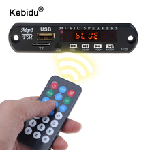 kebidu Car USB Bluetooth MP3 Player Decoder Board Module with Remote Control USB FM Aux Radio for Car Compatiable for 5-12V 2024 - buy cheap