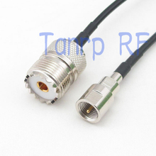 6in UHF female jack to FME male plug RF connector adapter 15CM Pigtail coaxial jumper cable RG174 extension cord 2024 - buy cheap