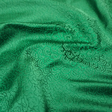 75cmx 100cm Metallic Jacquard Brocade Fabric, green wind pattern 3D jacquard yarn dyed fabric for Womens Coat Dress Skirt 2024 - buy cheap