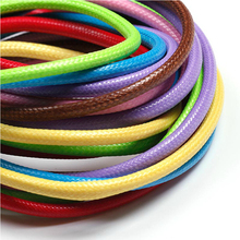 Wholesale 3MM 10m/lot Mixed Colors Korea Wax Rope Leather Cord Waxed Necklace Rope DIY Jewelry Making Accessories CD-03 2024 - buy cheap