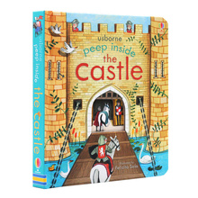 Peep Inside The Castle Original English Educational 3D Flap Picture Books Baby Children Reading Book 2024 - buy cheap