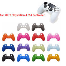 Цветной силиконовый защитный чехол для контроллера SONY Playstation 4 PS4 2024 - купить недорого