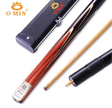 O'MIN Billiard Snooker 3/4 Cue/One Piece Cue Handmade 10mm Tip Advanced Ash Pass Split with Case Professional Black 8 Hardness 2024 - buy cheap