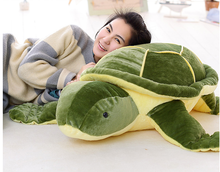 stuffed plush toy huge 100 cm green turtle toy lovely tortoise doll sleeping pillow gift w0988 2024 - buy cheap