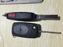 2+1 buttons Flip Remote key case shell (Round) for VW Golf 4 5 6 Passat B5 B6 Polo Bora Touran FOB Blank 5PCS/Lot 2024 - buy cheap
