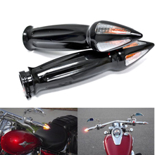 Luz LED de señal de giro para manillar de motocicleta, empuñaduras de mano de 1 "y 25mm para Honda, Kawasaki, Harley, Sportster, Softail, Dyna, Touring 2024 - compra barato