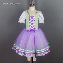 Romantic Length Ballet Tutu Purple Bow Ribbon Dance Dress Kids Adult Dance Wear For Stage Performance Costumes 18434 2024 - buy cheap