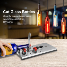 DIY Пластиковый резак для стеклянных бутылок, режущие инструменты для стекла, регулируемая машина для резки пивных бутылок для резки стеклянных бутылок 2024 - купить недорого