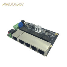 Ethernet Switch Module 5 Ports Unmanaged10/100/1000mbps Industrial PCBA board OEM Auto-sensing Ports PCBA board OEM Motherboard 2024 - buy cheap