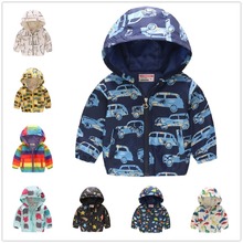 Car Baby Boy Jacket Clothes Thin Kids Coat Hooded Dino Fashion Boys Outerwear Outfit Children Hoodies Windbreaker Top Sweatshirt 2024 - buy cheap