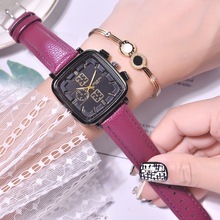 Big Dial Square Women Watches 2019 Fashion Elegant Design Female Quartz Watch Casual Ladies Leather Wristwatches Relojes Mujer 2024 - compre barato