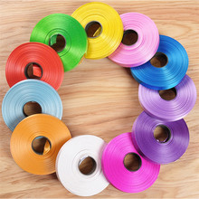 1cmX20m Balloon Colour Ribbon 10mm*20m Wedding Birthday Party Decoration Air Balloon Rope Tape Wrapping Color 2024 - buy cheap