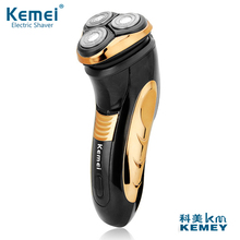 2016 new kemei shaver 3D Rotary Washable Electric Razor Rechargeable Shaver men Face Care Home Travel waterproof shaving for man 2024 - buy cheap
