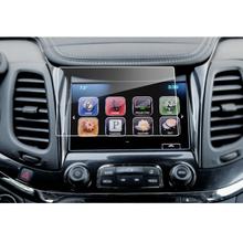 RUIYA автомобильный навигационный экран протектор для Impala 8 дюймов 2016 2017 2018 сенсорный центр дисплей Авто интерьерные наклейки аксессуары 2024 - купить недорого