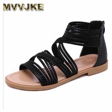 MVVJKE Women Sandals Fashion Summer Women Shoes Bohemia Gladiator Beach Flat Casual Sandals Leisure Female Ladies Sandals  Women 2024 - buy cheap