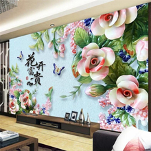 Обои beibehang на заказ, Высококачественная настенная трехмерная рельефная настенная фоновая стена для телевизора, обои для гостиной и спальни 2024 - купить недорого