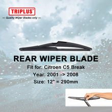 Rear Wiper Blade for Citroen C5 Break (2001-2008) 1pc 12" 290mm,Car Rear Windscreen Wipers,for Back Window Windshield Blades 2024 - buy cheap