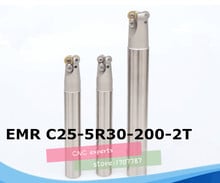 EMR C25-5R30-200 отверстие, индексируемая Наплечная торцевая фреза Arbor, режущие инструменты, вставка карбидных вставок RPMT1003/RPMW1003 2024 - купить недорого
