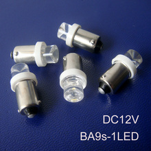 Alta qualidade, led de carro 12v ba9s, luz de instrumento ba9s, led ba9s, lâmpada indicadora ba9s 12v, lâmpada led ba9s, frete grátis 10 partes