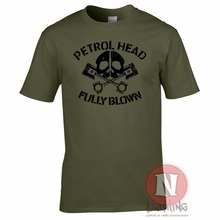 Petrolhead Totalmente Queimado Impressa Carro Moto Pistão Automobilismo Automotivo T-Shirt Tee Camiseta Homme 2019 Nova Impressão T Shirt Dos Homens Curta 2024 - compre barato