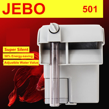 JEBO 3.5W 220V-240V Mini Aquarium Power Filter Hang On Slim Filter Waterfall Water Circulation External Filter for Fish Tank 501 2024 - buy cheap