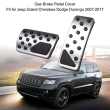 Accesorios de Auto coche de Gas Pedal de freno cubierta para Jeep Grand Cherokee Dodge Durango 2007-2017 2024 - compra barato