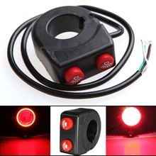 7/8'' 22mm Motorcycle Bike Handlebar On Off Button Head Spot Fog Light Switch 2024 - buy cheap