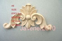 A8-12x12cm Wood Carved Corner Onlay Applique Unpainted Frame Door Decal Working carpenter Cabinet 2024 - buy cheap