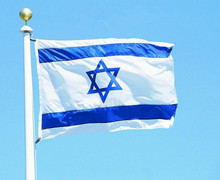 Bandeira nacionais de israel grande 3x5 pés, decoração de casa, poliéster, atividade festival, país de israel, banner 90cm x 150cm 2024 - compre barato