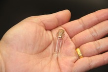 Mini frascos de vidro 50 peças, 12*28mm 1.4ml com rolha transparente rolha minúsculos frascos pote de mensagem casamentos garrafa de desejos jar 2024 - compre barato