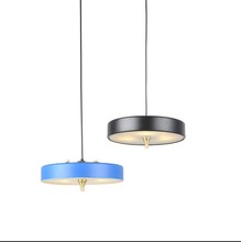 Lámpara colgante LED de aluminio para cocina y restaurante, luces nórdicas modernas de AMBIT, accesorios de techo de color Macaron de Dinamarca 2024 - compra barato