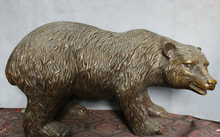 Escultura de estatua de oso USPS a EE. UU., S1743, 28 pulgadas, bronce chino folclórico, arte clásico, negros desplanchados, envío rápido 2024 - compra barato