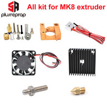 MK8 Extruder Kits J-head Hotend Nozzle 0.4mm Feed Inlet Diameter 1.75 Filament without Stepper Motor Cooling Fan 3D Printer Head 2024 - buy cheap