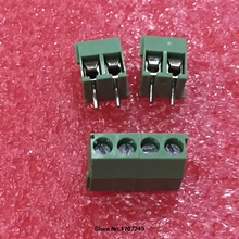 500PCS KF350-3.5-2P KF350-2P KF350 2Pin 3.5mm high quality Environmental copper feet  Straight Pin PCB Screw Terminal Block 2024 - buy cheap