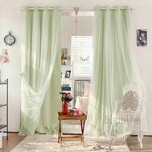 Europe Lace Curtains Solid Blackout Curtains Small fresh Curtains Ready Made Custom-made Free Shipping 2024 - buy cheap