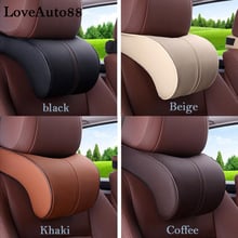 For Honda CRV CR-V 2021 2018 2019 2020 PU Leather Auto Car Neck Pillow Memory Foam Pillows Neck Rest Seat Headrest Cushion Pad 2024 - buy cheap