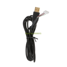 Позолоченный прочный нейлоновый плетеный кабель USB для мыши, сменный провод для игровой мыши Imperator 2024 - купить недорого