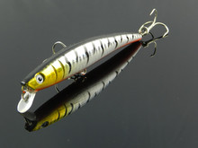 High Quality 5Pcs Minnow Fishing Lure 11.2CM/11.5G Black Hooks Bass Crankbait Fishing Tackle 2024 - buy cheap