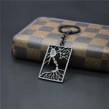 New Trendy Neuron Key Chains in Rectangle Multipolar Neuron Biology Gift Psychology Jewellery Science Jewellery 2024 - buy cheap