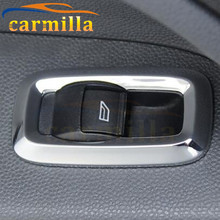 Carmilla ABS хромированная отделка переключатель стеклоподъемника украшение Refires панель регулятора Крышка для Ford Ecosport Fiesta автомобильные аксессуары 2024 - купить недорого