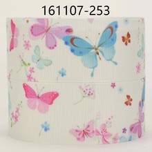 NEW 50yards1/2"38mm color butterfly cartoon ribbon printed grosgrain ribbon free shipping 2024 - buy cheap