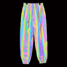 Dropshipping joggers pants men colorful reflective pants hip hop mens pants streetwear rainbow colored jogger lover sweatpants 2024 - buy cheap